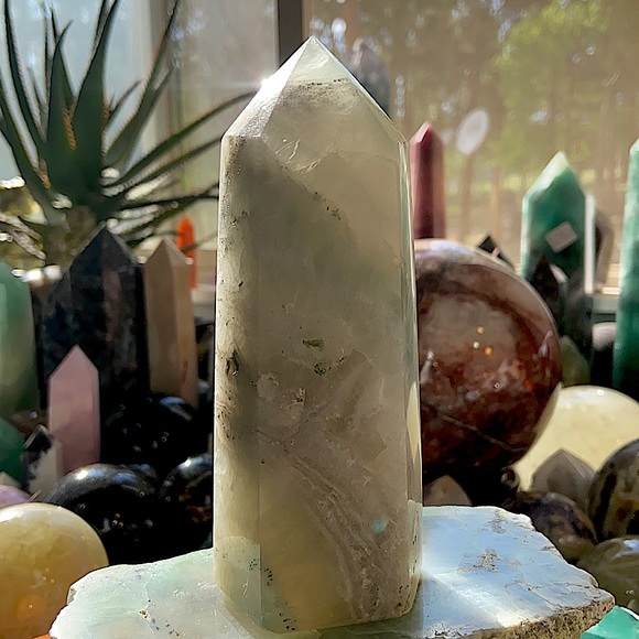 🔥SALE🔥 Green Fluorite Crystal Tower! - Picture 3 of 8